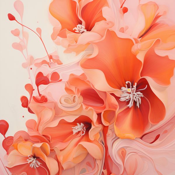 Plakat 30x30cm Płynąca Pasja zdjęcie 1