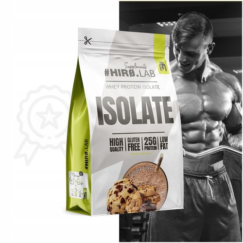Izolat Białka BIAŁKO 700 g WPI Whey Protein Isolate Czekolada ciastko HIRO na Arena.pl