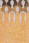 Plakat 40x60cm Beethoven Frieze, Klimt Vintage do Salonu