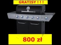 Grill gazowy Garmaz Premium Line 17,2kW 5+1 rożen, pokrętła LED