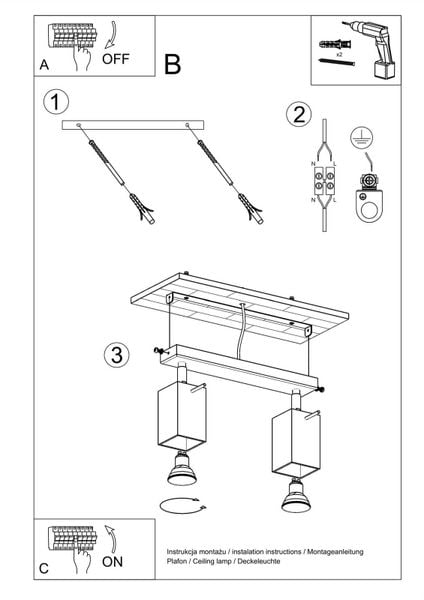 LAMPA sufitowa SL.0096 ścienna OPRAWA listwa reflektorki białe zdjęcie 5