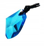 MD naszyjnik H2O Wystarczy Kropla syrenki żywica kamień Bella | błękitny