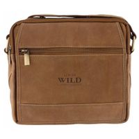 Miejska torba męska na ramię w stylu vintage, skóra naturalna