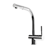 Bateria kuchenna z wyciąganą wylewką GLOBALO Lobio Chrome 1.1