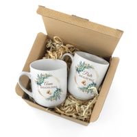 Zestaw KUBKÓW+ IMIONA DLA PARY PREZENT na ŚLUB ROCZNICĘ ŚLUBU10 25 40 50