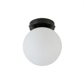 Kinkiet E27 LED Bali-15 15cm x1 czarny