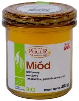 MiÓd Nektarowy Akacjowy  BIO 400 g - Pasieka Pucer