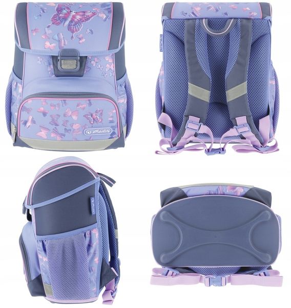 TORNISTER SZKOLNY HERLITZ LOOP PLUS MOTYLE ZESTAW PIERWSZA KLASA zdjęcie 4