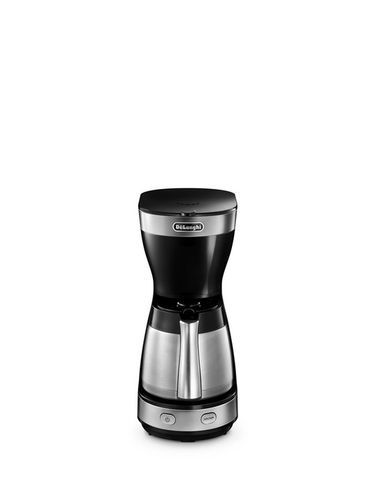 Przelewowy Ekspres do Kawy czarny termiczny dzbanek DeLonghi ICM16710 (P) na Arena.pl
