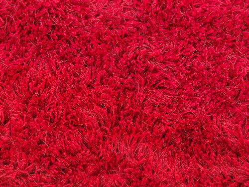 Dywan shaggy 80 x 150 cm czerwony CIDE na Arena.pl