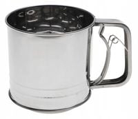 PRZESIEWAK PRZESIEWACZ Do Mąki Cukru Pudru SITO Sitko Kubek 3009