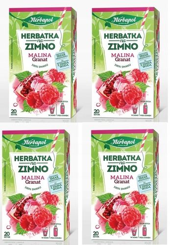 4x 20x 1,8g HERBAPOL Herbatka na zimno Malina Granat 80tb na Arena.pl