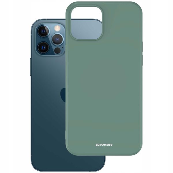 Spacecase Silicone Case Iphone 12 Pro Max Dark Green zdjęcie 2