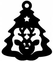 Ś5 Zawieszka ozdoba ażurowa ŚWIĘTA choinka Bożenarodzenie OZDOBA OKNA czarn