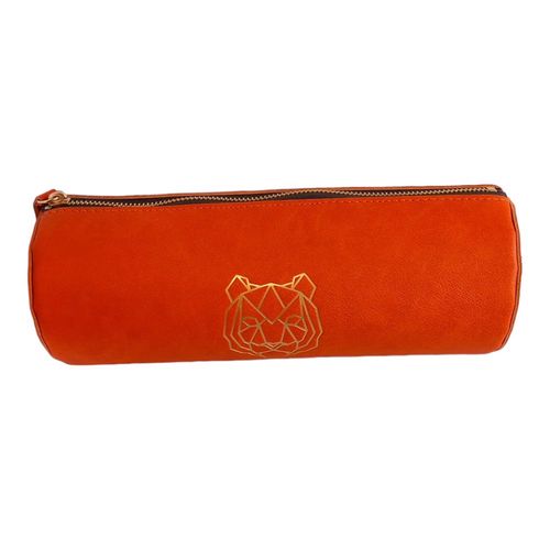 Piórnik Tuba w Ozdobnym Pudełku Eko Skóra Tygrys na Arena.pl