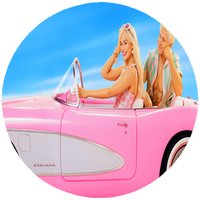 Opłatek na tort Barbie Movie