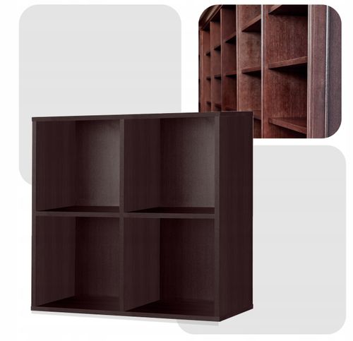 Regał półka organizer pojemnik stojak na płyty winylowe segregatory Cubo 4 na Arena.pl