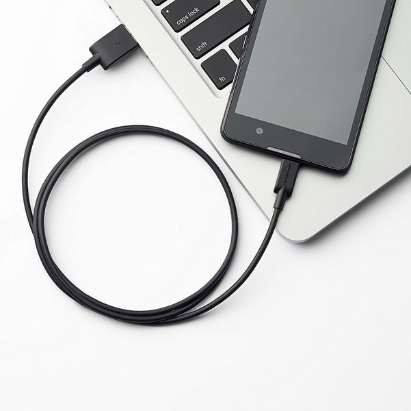 AmazonBasics 7A82V4 kabel USB 0,9 m USB 2.0 USB A Micro-USB B Czarny zdjęcie 3