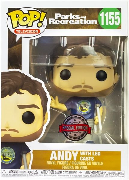 Funko POP! TV Parks & Recreation Andy 1155 Second Edition zdjęcie 1