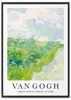 Plakat w ramce plakaty obrazy van gogh 21x30 cm w czarnej ramie