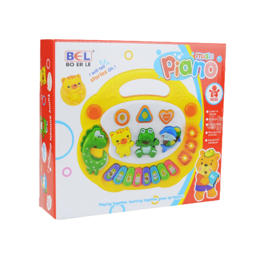 ZABAWKOWE PIANINKO MUZYCZNE DLA DZIECI DŹWIĘKI ZWIERZĄT na Arena.pl