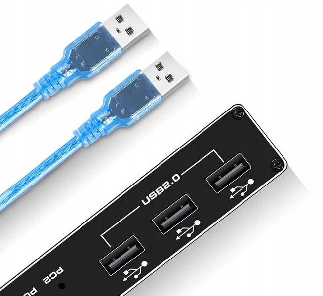 Przełącznik KVM HDMI 2.0 USB Switch 4K/60Hz 3xUSB zdjęcie 5