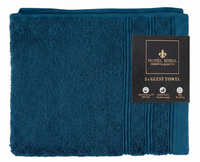 Ręcznik dla gości mały bawełniany 550 g/m2 30x50 cm granatowy - 2 szt.