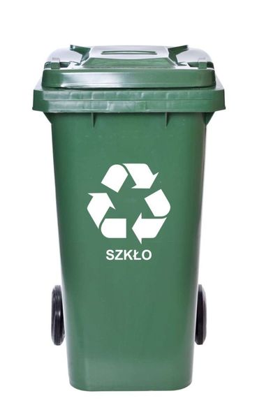 Komplet pojemników na odpady 120l cztery kolory zdjęcie 6