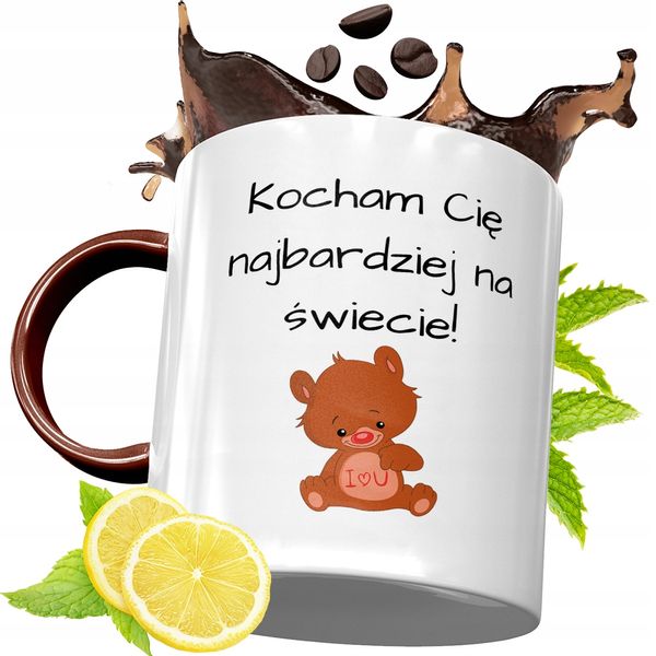 Kubek Bordowy Dla Dziewczyny Na Urodziny Prezent Z Nadrukiem Ze Zdjęciem zdjęcie 1