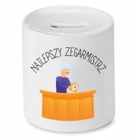 Skarbonka Dla Zegarmistrza Najlepszy Zegarmistrz Z Nadrukiem Ze Zdjęciem