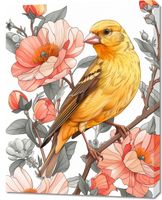 Obraz 70x90cm Wiosenny Śpiewaczek