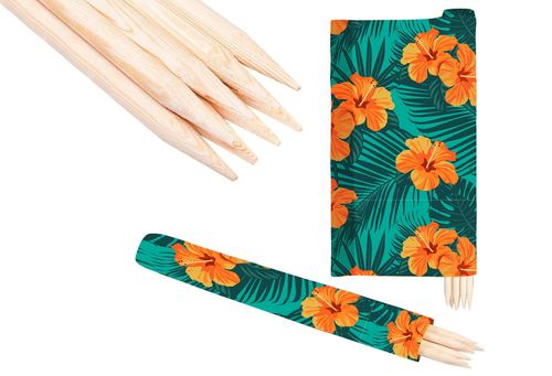 PARAWAN PLAŻOWY Pomarańczowe kwiaty z indywidualnym napisem 3 PANELE 70.3 na Arena.pl