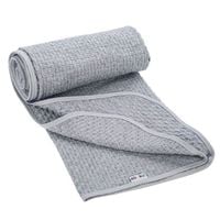 AKUKU Kocyk bawełniany 100% kolor szary