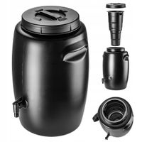 Kompostownik 1 - komorowy Kadax 55 l czarny
