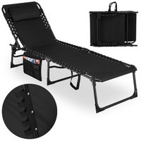LEŻAK OGRODOWY PLAŻOWY SKŁADANY FOTEL ŁÓŻKO TURYSTYCZNE LEŻANKA NA PLAŻĘ