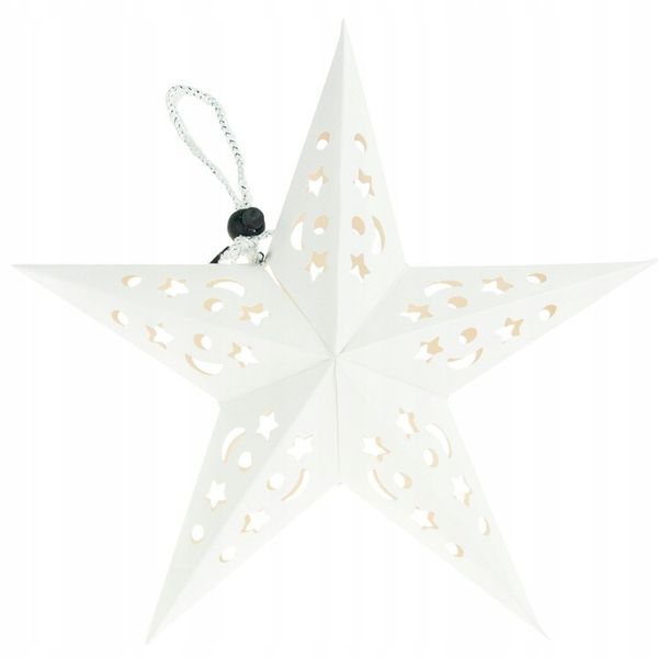 GWIAZDA 3D SKŁADANA ŚWIĄTECZNA WITRAŻ PAPIEROWA zdjęcie 7