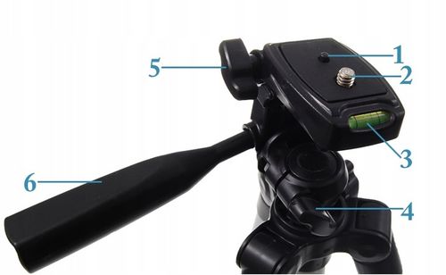 STATYW 4W1 PILOT TRIPOD UCHWYT NA TELEFON 103CM ETUI na Arena.pl