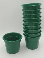 osłonka / doniczka 10szt caro 11cm  zielona