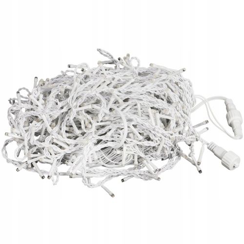 SOPLE 500 LED KURTYNA LAMPKI ZEWNĘTRZNE NIEBIESKIE + FLASH ZIMNY BIAŁY 15M na Arena.pl