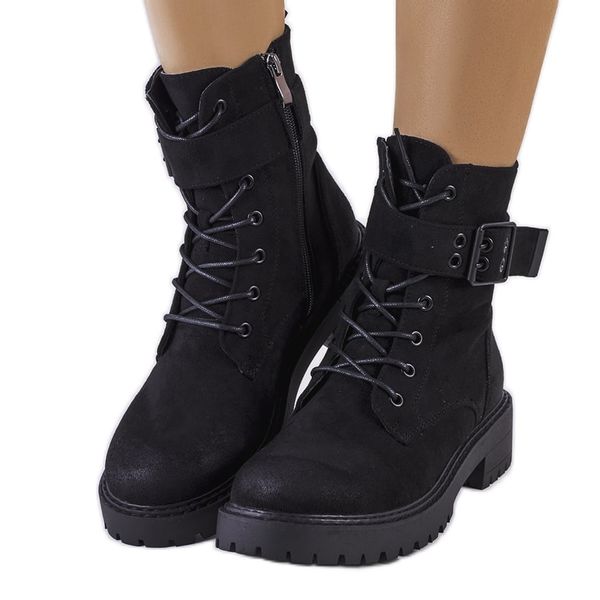 Czarne traperki r.38 zdjęcie 1