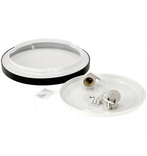 Lampa Sufitowa Plafon LED 2xE27 OKRĄGŁY LARI-R Na Żarówki LED Wysoka na Arena.pl