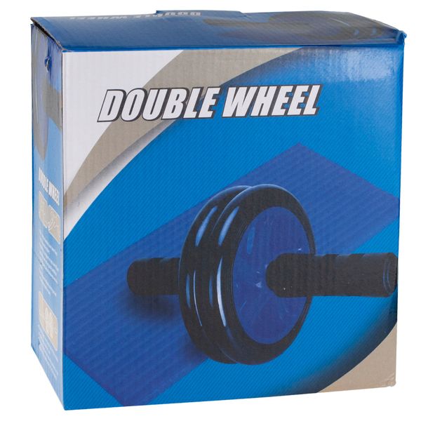 WAŁEK ROLLER DO ĆWICZEŃ KÓŁKO PODWÓJNE + MATA zdjęcie 9