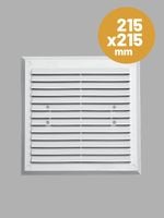kratka wentylacyjna 215*215mm biała - kra 004 bi