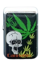 Zapalniczka Benzynowa Gentelo z Czaszką – Metalowa, Nowa