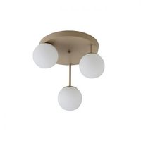 KINKIET LED BALI-12 STALOWY SZKLANY 35W E27 G45