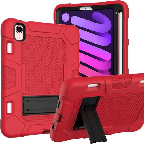 Etui do iPad Mini 6 8.3" z Podstawką i Miejscem na Rysik Czerwone na Arena.pl