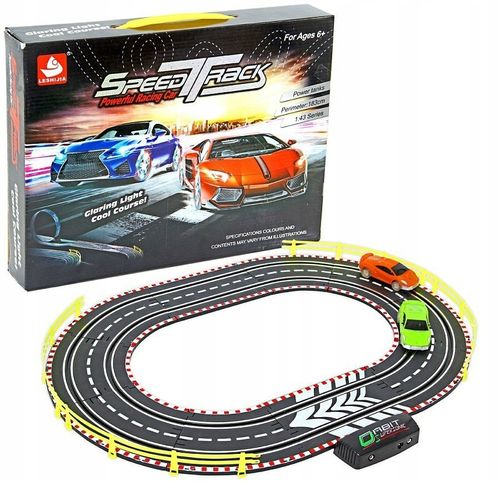 TOR SAMOCHODOWY WYŚCIGOWY 2 AUTA USB 183CM na Arena.pl
