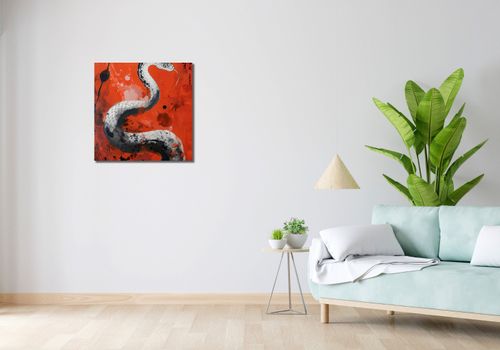 Obraz 60x60cm Smoczy Oddech Węża na Arena.pl
