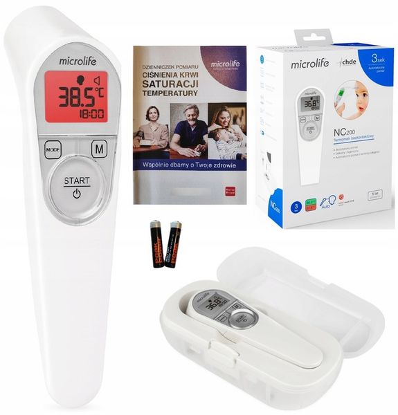 Microlife NC200 bezdotykowy termometr elektroniczny zdjęcie 1