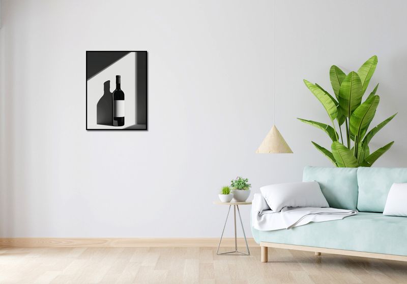 Plakat 50x65cm Butla Wina zdjęcie 4